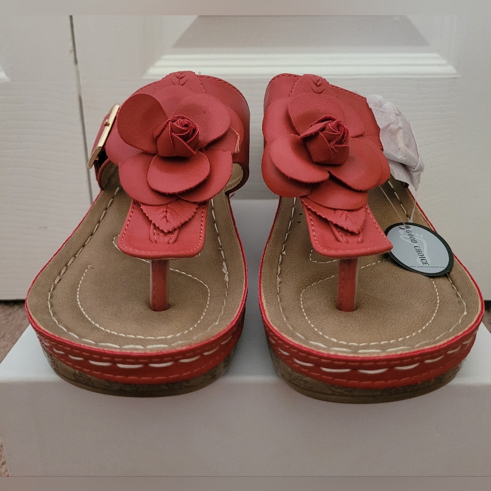 Good Choice Wedge Sandals 7.5 - Picture 2 of 13